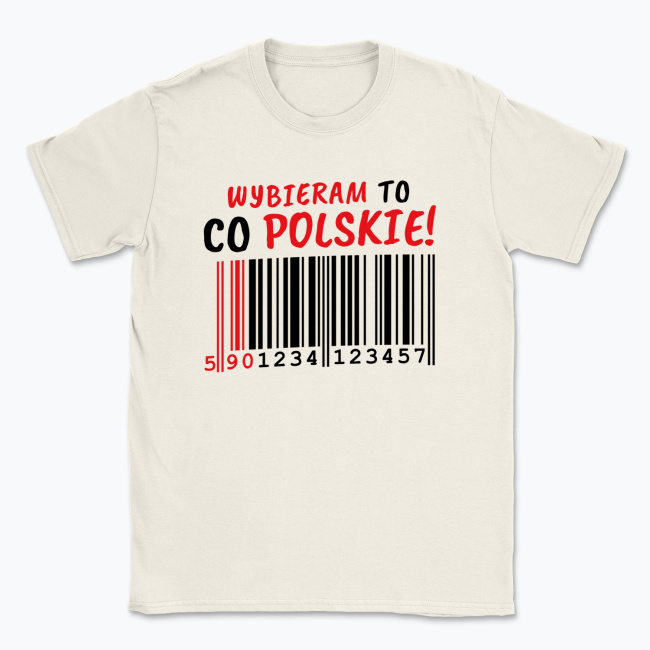 Koszulka "Wybieram to co polskie!" - różne kolory