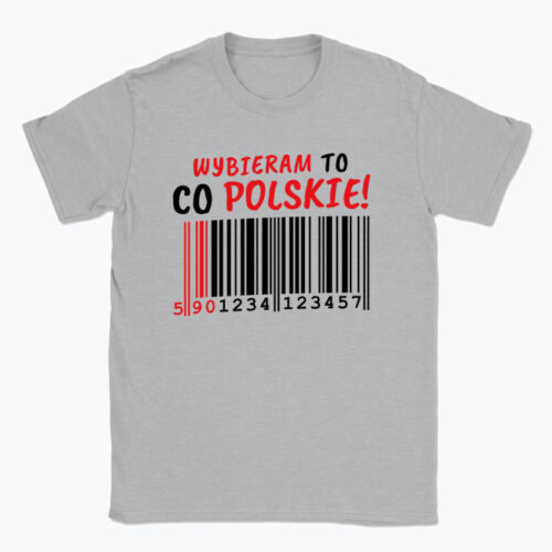 Koszulka "Wybieram to co polskie!" - różne kolory