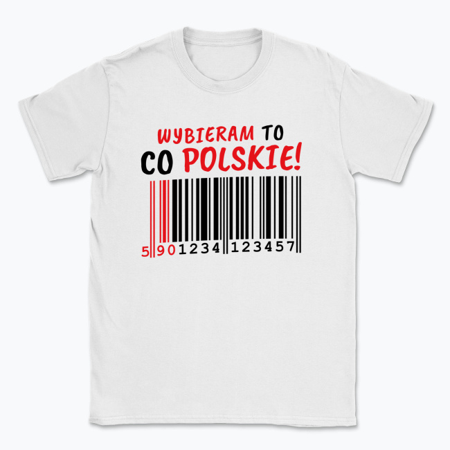 Koszulka "Wybieram to co polskie!" - różne kolory