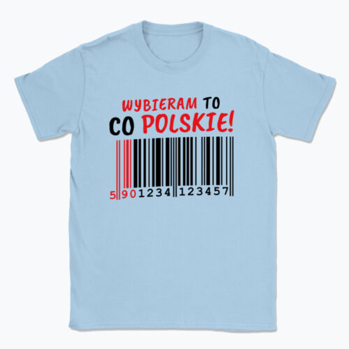 Koszulka "Wybieram to co polskie!" - różne kolory