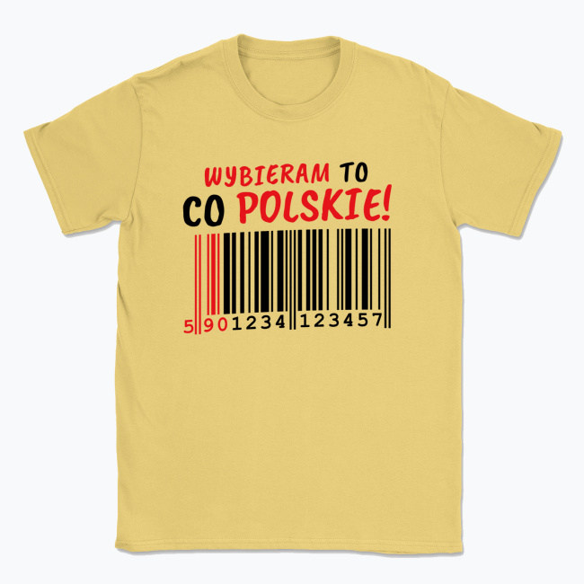 Koszulka "Wybieram to co polskie!" - różne kolory