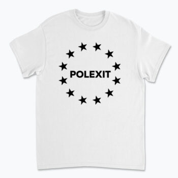 Koszulka męska biała POLEXIT