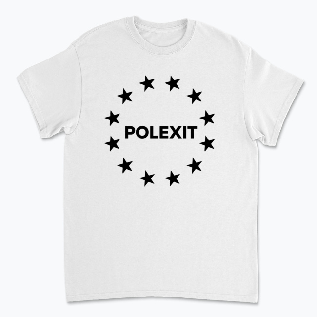 Koszulka męska biała POLEXIT