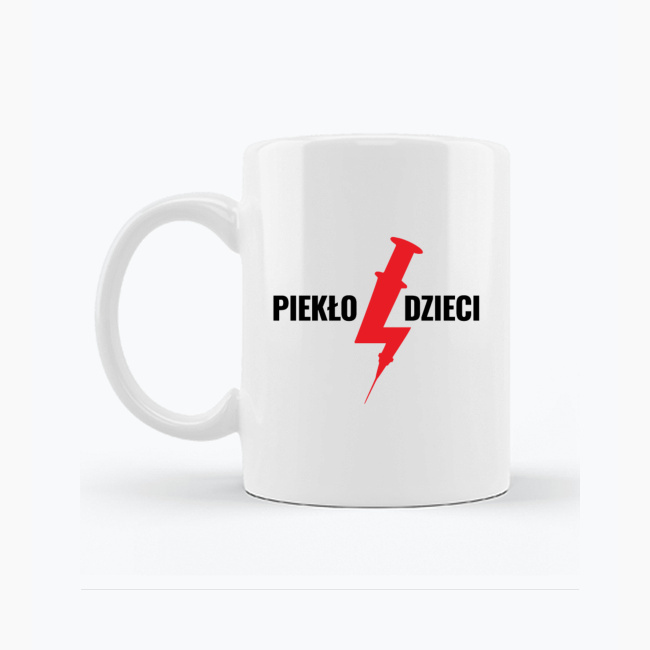 Kubek PIEKŁO DZIECI #STOPABORCJI