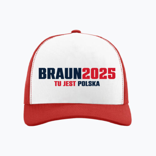 Czapka z daszkiem BRAUN2025 TU JEST POLSKA