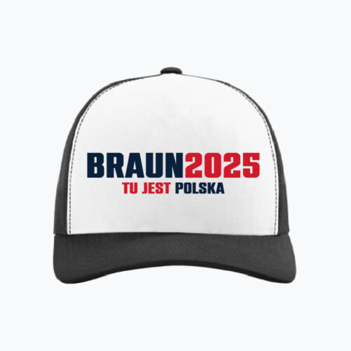 Czapka z daszkiem BRAUN2025 TU JEST POLSKA