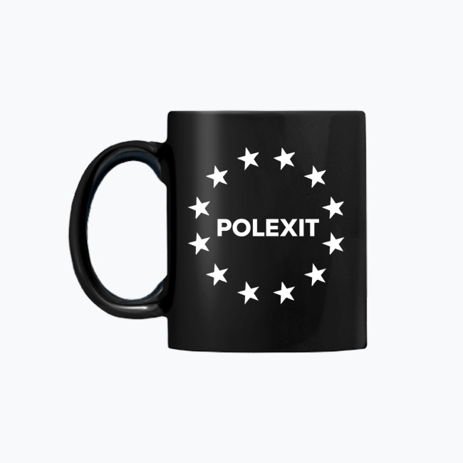 Czarny kubek POLEXIT | EDYCJA LIMITOWANA